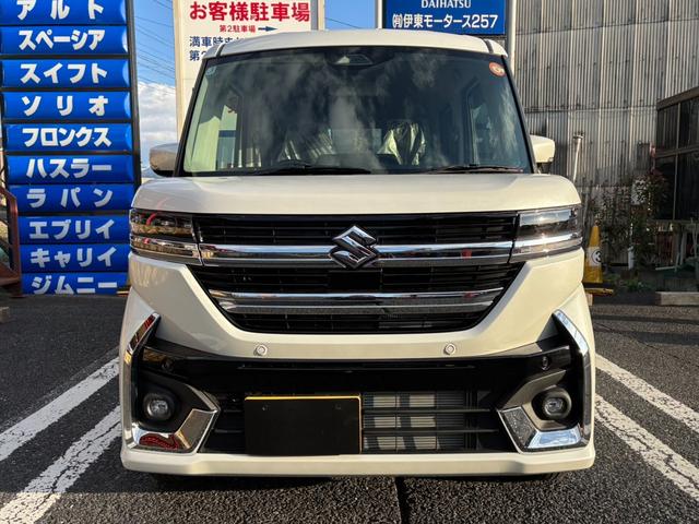 スペーシアカスタム ハイブリッドＧＳ　現行型・届出済未使用車・左側パワースライド・ハイブリッド・シートヒーター・ＬＥＤヘッド・フォグ・シーケンシャルウインカー・ＵＳＢソケット（8枚目）