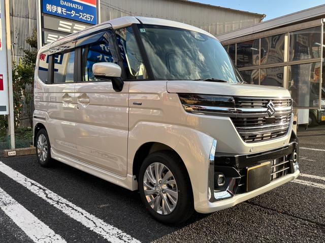 スペーシアカスタム ハイブリッドＧＳ　現行型・届出済未使用車・左側パワースライド・ハイブリッド・シートヒーター・ＬＥＤヘッド・フォグ・シーケンシャルウインカー・ＵＳＢソケット（9枚目）
