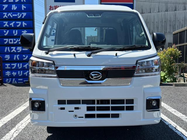 ハイゼットトラック ジャンボエクストラ　ＣＶＴ・４ＷＤ・届出済未使用車・ＬＥＤヘッド・フォグ・パワーウインドウ・荷台作業灯・スマートキー・衝突被害軽減・エアコン・パワステ・オーバーヘッドシェルフ・コーナーセンサー・アイドリングストップ（61枚目）