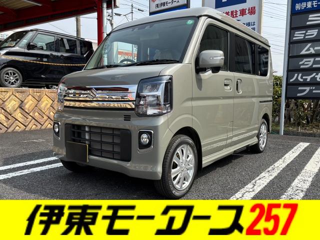 エブリイワゴン PZターボスペシャル 現行型・ハイルーフ・パートタイム4WD・届出済未使用車・LEDヘッド・フォグ・ルーフコンソール・プッシュスタート・両側パワースライド・オートステップ・衝突被害軽減・リアヒーター・USBソケット(9枚目)