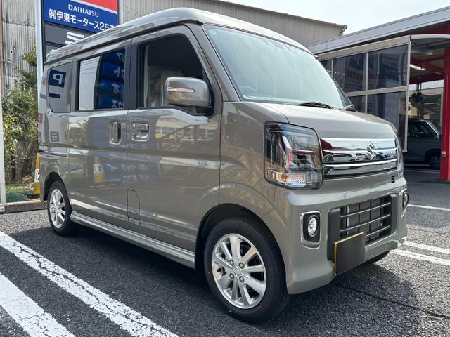 エブリイワゴン PZターボスペシャル 現行型・ハイルーフ・パートタイム4WD・届出済未使用車・LEDヘッド・フォグ・ルーフコンソール・プッシュスタート・両側パワースライド・オートステップ・衝突被害軽減・リアヒーター・USBソケット(66枚目)