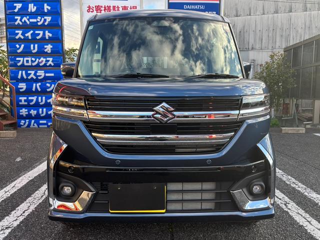 スペーシアカスタム ハイブリッドXSターボ 届出済未使用車・ターボ・4WD・両側電動・ハイブリッド・HUD・両側電動スライド・電動パーキング・オットマン・ステアリングヒーター・シートヒーター・LEDヘッド・フォグ・シーリングファン・後席テーブル(10枚目)