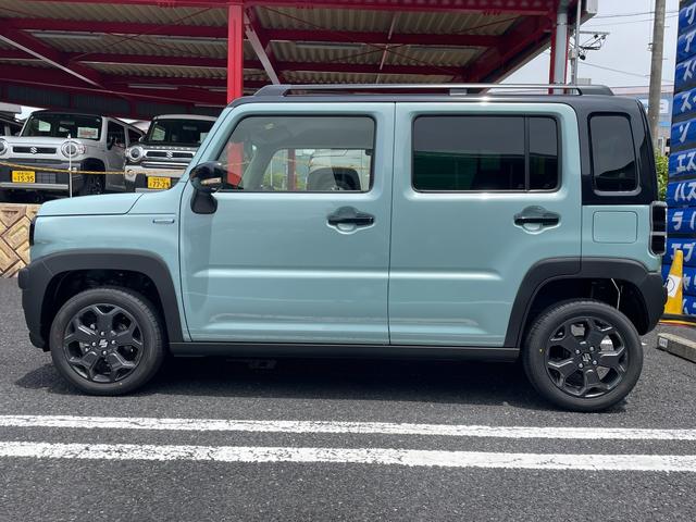 ハスラー タフワイルドターボ 1台限定・4WD・ターボ・2トーン・届出済未使用車・衝突被害軽減ブレーキ・パドルシフト・LEDヘッド・プッシュスタート・スマートキー・アダプティブクルーズコントロール・シートヒーター・ハイブリッド(77枚目)