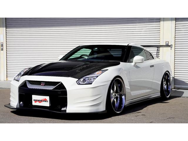 プレミアムエディション HKSGT800キット/845馬力/油圧リフタ/ワイドボディ/後期純正パールホワイト/オリジナル外装(3枚目)