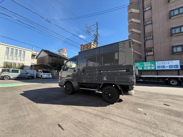 ハイゼットトラック ハイルーフ 禁煙車 5速MT4WD 新品エクストリームJアルミ 新品TOYOオープンカントリータイヤ 社外ナビTV バックカメラ ETC ラプター塗装(47枚目)