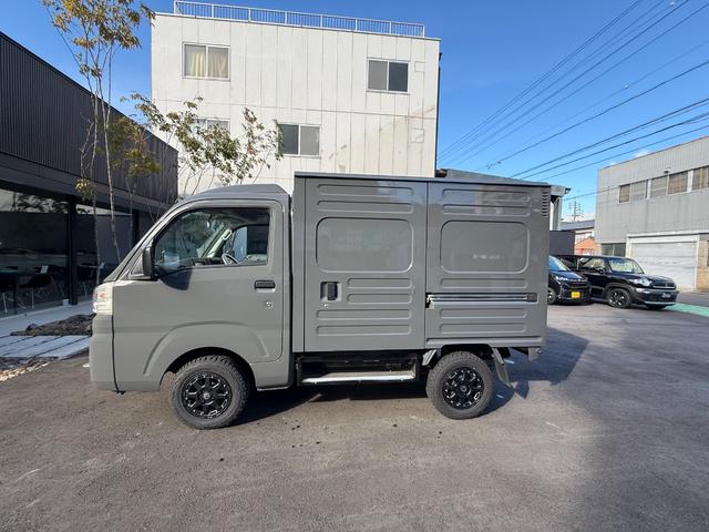 ハイゼットトラック ハイルーフ 禁煙車 5速MT4WD 新品エクストリームJアルミ 新品TOYOオープンカントリータイヤ 社外ナビTV バックカメラ ETC ラプター塗装(59枚目)