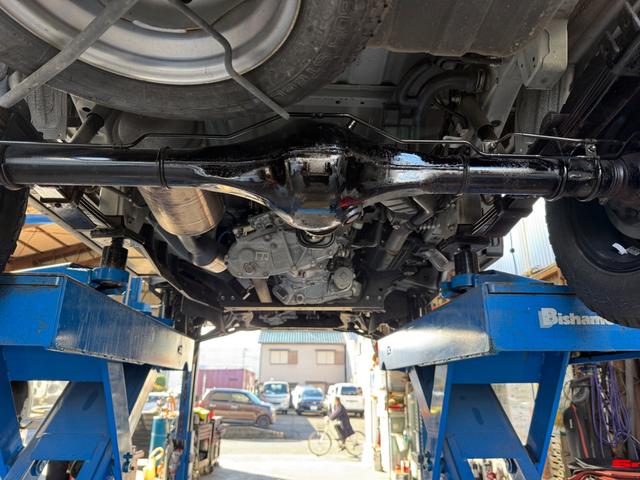 ハイゼットトラック ハイルーフ 禁煙車 5速MT4WD 新品エクストリームJアルミ 新品TOYOオープンカントリータイヤ 社外ナビTV バックカメラ ETC ラプター塗装(77枚目)