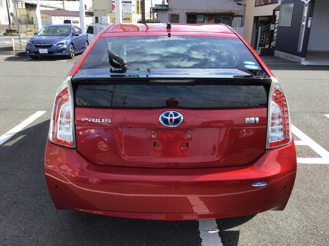 プリウス S 車検整備付 Bluetoothフルセグナビ バックカメラ フロントドライブレコーダー 純正コーナーセンサー ETC オートエアコン スマートキー・スペアキー付き(7枚目)
