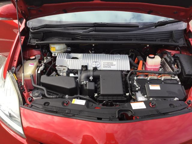 プリウス S 車検整備付 Bluetoothフルセグナビ バックカメラ フロントドライブレコーダー 純正コーナーセンサー ETC オートエアコン スマートキー・スペアキー付き(55枚目)