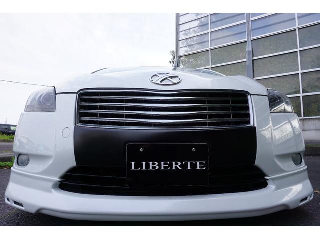 マークＸジオ ２４０　ＬＩＢＥＲＴＥコンプリート　フルエアロ　車高調　１９ＡＷ　ＨＩＤ　ＬＥＤスモークテール　オーバルテールエンドマフラー　黒革調！！（11枚目）