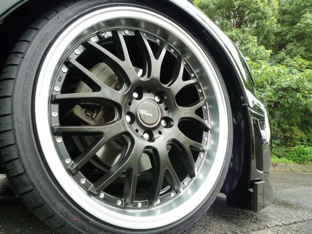 新品フルエアロ 新品車高調19AW 黒革調 後期(12枚目)