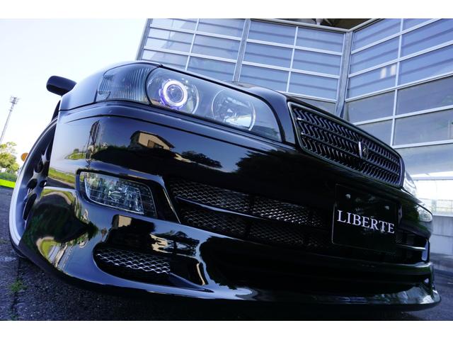 チェイサー ＬＢコンプ　新品フルエアロ　車高調１９ＡＷ　黒革調　後期ＭＴ（9枚目）