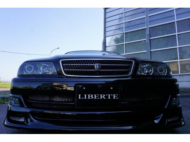 チェイサー ＬＢコンプ　新品フルエアロ　車高調１９ＡＷ　黒革調　後期ＭＴ（10枚目）