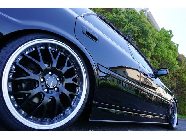 チェイサー ＬＢコンプ　新品フルエアロ　車高調１９ＡＷ　黒革調　後期ＭＴ（15枚目）