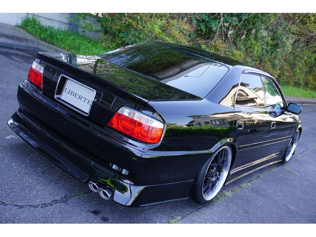 チェイサー ＬＢコンプ　新品フルエアロ　車高調１９ＡＷ　黒革調　後期ＭＴ（17枚目）