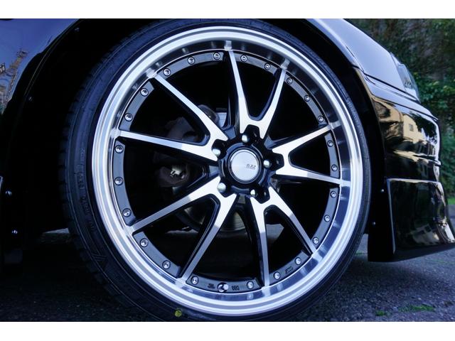 LBコンプリート 新品車高調 新品19inch 黒革調 後期 新品プロジェクターヘッドライト加工 HIDフォグ加工 クリスタルレンズ加工 新品デュアルマフラーテールエンド ウッドコンビハンドル キーレス パワーシート(13枚目)