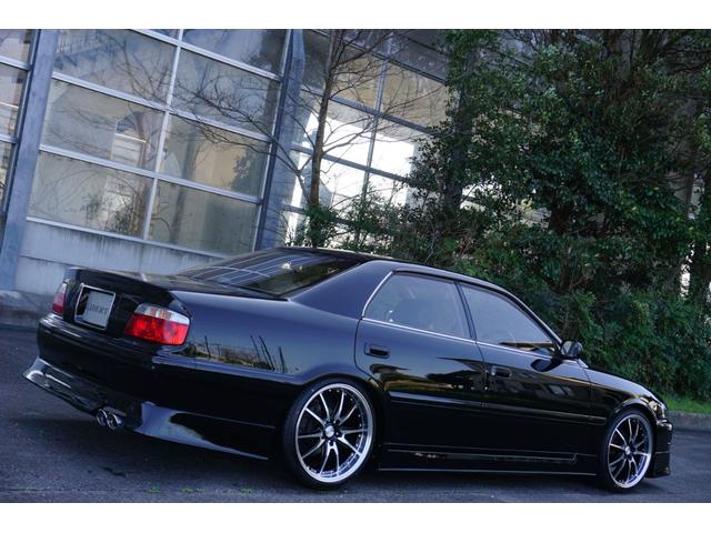 LBコンプリート 新品車高調 新品19inch 黒革調 後期 新品プロジェクターヘッドライト加工 HIDフォグ加工 クリスタルレンズ加工 新品デュアルマフラーテールエンド ウッドコンビハンドル キーレス パワーシート(16枚目)