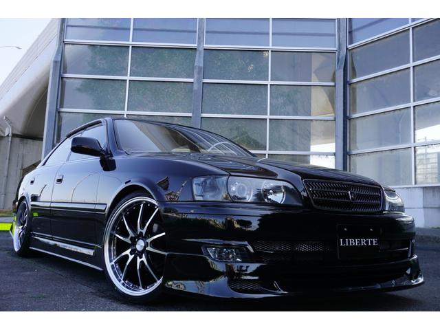 LBコンプリート 新品車高調 新品19inch 黒革調 後期 新品プロジェクターヘッドライト加工 HIDフォグ加工 クリスタルレンズ加工 新品デュアルマフラーテールエンド ウッドコンビハンドル キーレス パワーシート(25枚目)