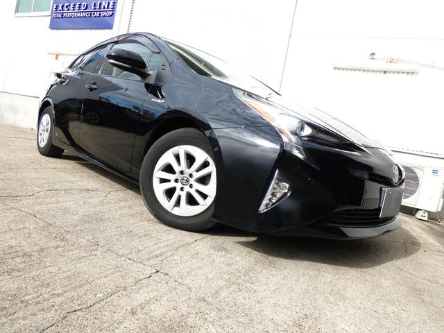 プリウス Ｓセーフティプラス　カロッツェリア９インチナビ　地デジＴＶ　Ｂモニター　ＥＴＣ　障害物センサー　レーダークルーズ　セーフティセンス　ＬＥＤフォグ＆ヘッドライト（4枚目）