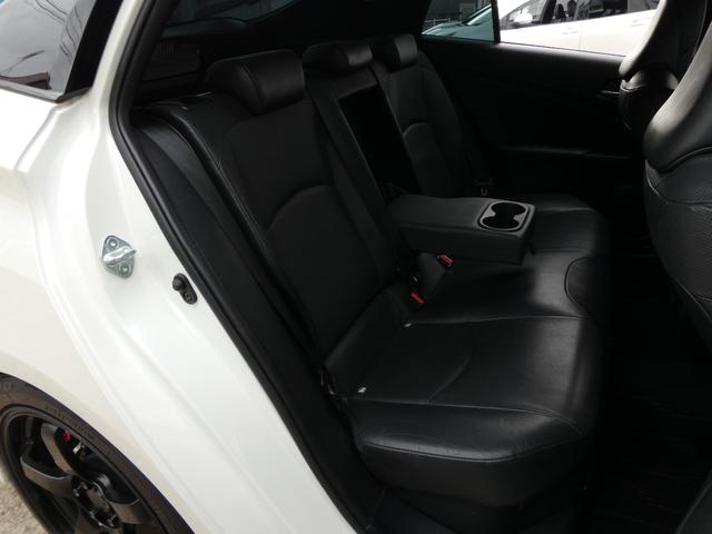 プリウス Aプレミアム アルパイン12型フローティングナビ モデリスタエアロ ADVAN18AW S-Rダウンサス 本革 レーダー探知機 シートヒーター&ベンチレーション 地デジ Bモニ ETC ドライブサポートイルミ(14枚目)