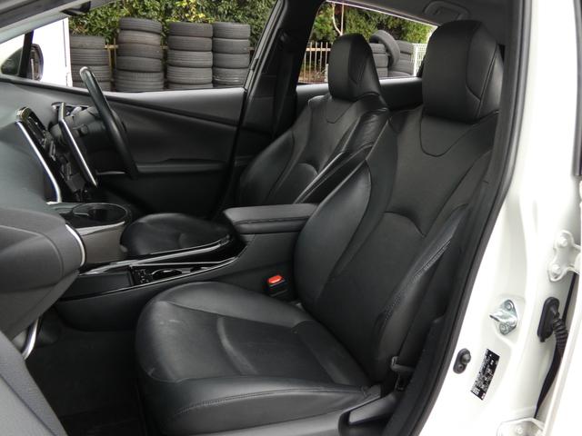 プリウス Aプレミアム アルパイン12型フローティングナビ モデリスタエアロ ADVAN18AW S-Rダウンサス 本革 レーダー探知機 シートヒーター&ベンチレーション 地デジ Bモニ ETC ドライブサポートイルミ(15枚目)