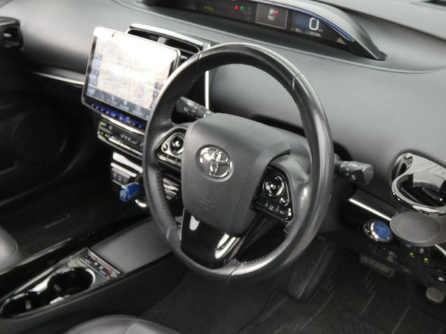 プリウス Aプレミアム アルパイン12型フローティングナビ モデリスタエアロ ADVAN18AW S-Rダウンサス 本革 レーダー探知機 シートヒーター&ベンチレーション 地デジ Bモニ ETC ドライブサポートイルミ(25枚目)
