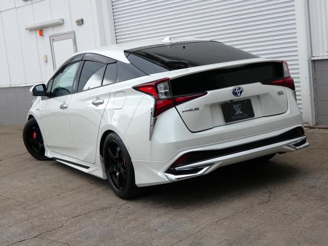 プリウス Aプレミアム アルパイン12型フローティングナビ モデリスタエアロ ADVAN18AW S-Rダウンサス 本革 レーダー探知機 シートヒーター&ベンチレーション 地デジ Bモニ ETC ドライブサポートイルミ(77枚目)