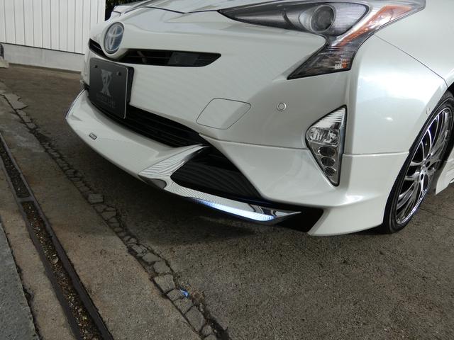 プリウス Ａプレミアム　純正９インチナビ　モデリスタフルエアロ　本革シート　社外１８ＡＷ　電動シート　シートヒーター　地デジ　Ｂモニ　ＥＴＣ　ＢＳＭ　ＨＵＤ　障害物センサー　レーダークルーズ　セーフティセンス（52枚目）