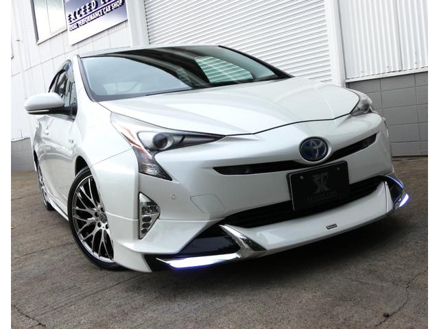 プリウス Ａプレミアム　純正９インチナビ　モデリスタフルエアロ　本革シート　社外１８ＡＷ　電動シート　シートヒーター　地デジ　Ｂモニ　ＥＴＣ　ＢＳＭ　ＨＵＤ　障害物センサー　レーダークルーズ　セーフティセンス（70枚目）