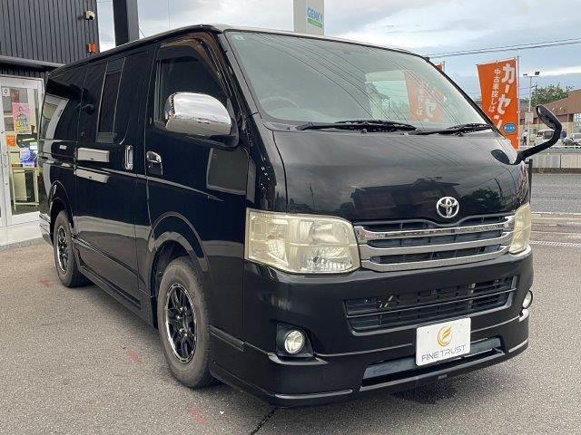 ハイエースバン ロングスーパーＧＬプライムセレ　モデリスタフルエアロ　後席フリップダウンモニター　バックカメラ　ウッドコンビＨ＆Ｓノブ　ＨＩＤヘッドライト　特別仕様車　ＨＤＤナビ　ＡＣ１００Ｖ電源　Ｂｌｕｅｔｏｏｔｈ　フルセグＴＶ　ＥＴＣ（16枚目）