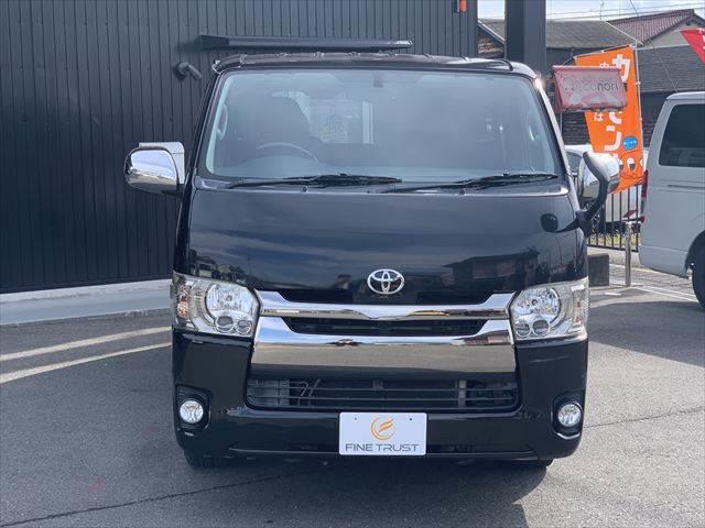 ハイエースバン スーパーGL ダークプライム 4型ディーゼルターボ 純正SDナビ バックカメラ スマートキー ETC LEDヘッドライト クリアランスソナー フルセグTV Bluetooth 盗難防止装置 ハーフレザーシート ミュージックサーバー(14枚目)