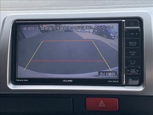 ハイエースバン ロングスーパーＧＬ　ディーゼルターボ　禁煙車　ＳＤナビ／ＴＶ　バックカメラ　ブルートゥース　ＥＴＣ　スマートキー　両側スライドドア　オートエアコン　ミュージックサーバー　丸目ヘッドライト　社外グリル　ドライブレコーダー（6枚目）