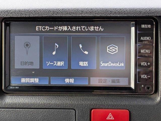 ハイエースバン ＤＸ　ＧＬパッケージ　純正ＳＤナビ　衝突軽減ブレーキ　バックカメラ　両側スライドドア　ＬＥＤヘッドライト　地デジＴＶ　Ｂｌｕｅｔｏｏｔｈ　ＥＴＣ　オートマチックハイビーム　横滑り防止装置　電動格納ミラー（5枚目）