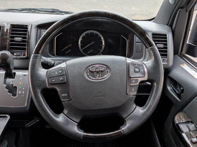 ハイエースバン スーパーGL ダークプライムII 4WD ディーゼルターボ 禁煙車 衝突軽減ブレーキ メモリーナビ バックカメラ ブルートゥース HIDヘッド スマートキー オートハイビーム ミュージックサーバー 盗難防止 ドラレコ 両側スライドドア(14枚目)