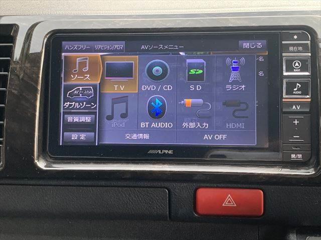 ハイエースバン スーパーＧＬ　ＤＡＲＫ　ＰＲＩＭＥ　衝突軽減　禁煙車　メモリーナビ　フルセグ（6枚目）