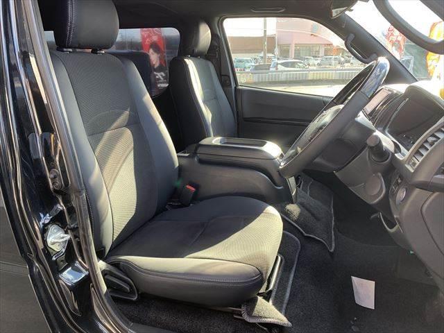 ハイエースバン スーパーGL ダークプライムII 特別仕様車 両側パワースライドドア トヨタセーフティセンス LEDヘッドライト ハーフレザー ETC フルセグTV Bluetooth バックカメラ スマートキー ワンオーナー 4WD フロントエアロ(8枚目)