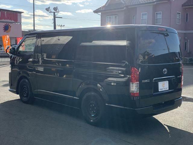 ハイエースバン スーパーGL ダークプライムII 特別仕様車 両側パワースライドドア トヨタセーフティセンス LEDヘッドライト ハーフレザー ETC フルセグTV Bluetooth バックカメラ スマートキー ワンオーナー 4WD フロントエアロ(20枚目)