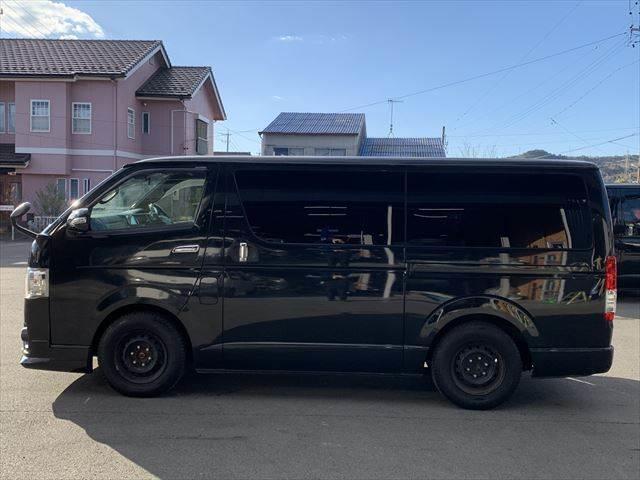 ハイエースバン スーパーGL ダークプライムII 特別仕様車 両側パワースライドドア トヨタセーフティセンス LEDヘッドライト ハーフレザー ETC フルセグTV Bluetooth バックカメラ スマートキー ワンオーナー 4WD フロントエアロ(21枚目)