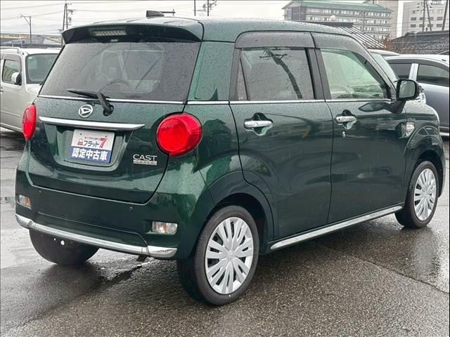 キャスト スタイルＸ　ＳＡＩＩＩ　フラット７認定中古車／４ＷＤ／安全装備スマートアシスト３／衝突軽減ブレーキ／車線逸脱防止警報／社外ナビ／テレビ／オートエアコン／スマートキー＆プッシュスタート／オートライト／オートハイビーム（3枚目）