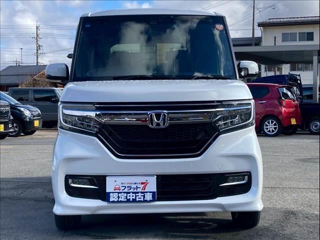 Ｎ－ＢＯＸカスタム Ｇ・Ｌホンダセンシング　フラット７認定中古車／４ＷＤ／社外ナビ／テレビ／バックモニター／スマートキー＆プッシュスタート／オートエアコン／ＬＥＤヘッドライト／左側電動スライドドア／ホンダセンシング／（6枚目）