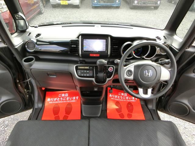 Ｎ－ＢＯＸカスタム Ｇ・Ａパッケージ　ナビ　バックカメラ　ＴＶ　ＤＶＤ　ＣＤ　ＥＴＣ　セキュリティアラーム　スマキー　助手席エアバッグ　運転席エアバッグ　キーレス　全席ＰＷ　ＡＢＳ　ＡＡＣ　衝突安全ボディ　パワステ　アイドリング　ベンチ席（40枚目）