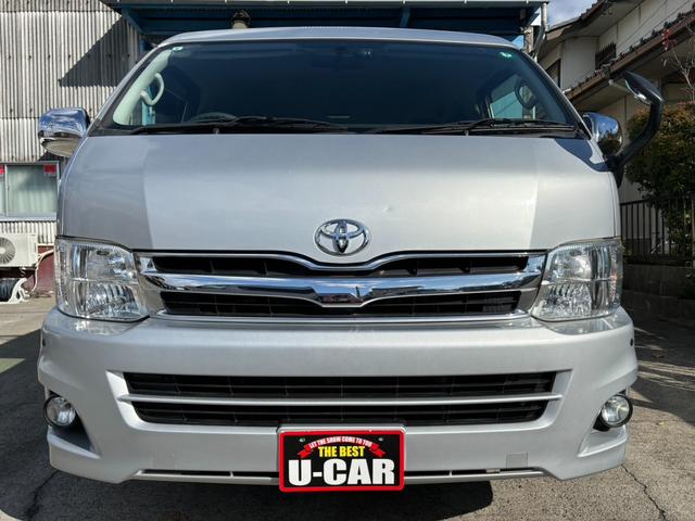 ハイエースバン ロングワイドスーパーGL ディーゼルターボ 3000 3型 HIDヘッドライト ナビ Bカメラ クリアランスソナー AC100V電源 キーレス ETC(3枚目)