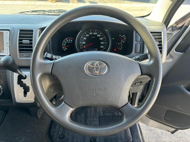 ハイエースバン ロングワイドスーパーGL ディーゼルターボ 3000 3型 HIDヘッドライト ナビ Bカメラ クリアランスソナー AC100V電源 キーレス ETC(15枚目)