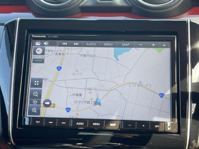 スイフトスポーツ スポーツ 保証書/社外 8インチ SDナビ/衝突安全装置/シートヒーター/全方位モニター用カメラ/車線逸脱防止支援システム/ドライブレコーダー 前後/ヘッドランプ LED/Bluetooth接続/ETC(10枚目)