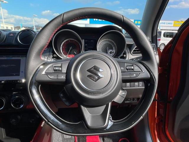 スイフトスポーツ スポーツ 保証書/社外 8インチ SDナビ/衝突安全装置/シートヒーター/全方位モニター用カメラ/車線逸脱防止支援システム/ドライブレコーダー 前後/ヘッドランプ LED/Bluetooth接続/ETC(16枚目)