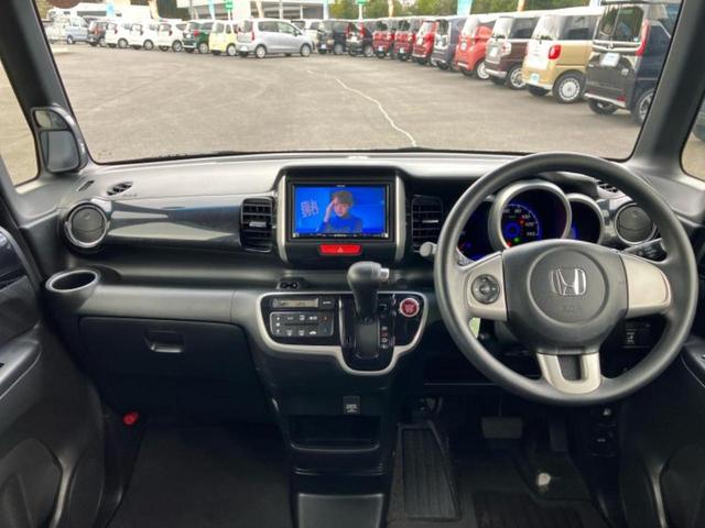 N-BOXカスタム G・Aパッケージ 新品タイヤ/社外 SDナビ/シティーブレーキアクティブシステム(ホンダ)/電動スライドドア/車線逸脱防止支援システム/ヘッドランプ HID/EBD付ABS/横滑り防止装置 DVD再生 レーンアシスト(13枚目)