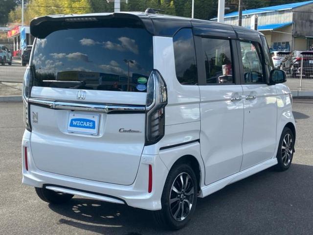 Ｎ－ＢＯＸカスタム Ｇ・Ｌホンダセンシング　保証書／純正　８インチ　ＳＤナビ／ホンダセンシング／両側電動スライドドア／シートヒーター　前席／車線逸脱防止支援システム／ヘッドランプ　ＬＥＤ／Ｂｌｕｅｔｏｏｔｈ接続／ＥＴＣ／ＥＢＤ付ＡＢＳ　禁煙車（3枚目）