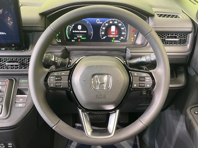 ステップワゴン ｅ：ＨＥＶスパーダ　登録済未使用車　両側電動ドア　純正１１型ナビ　バックカメラ　ホンダセンシング　アダプティブクルーズ　電動リアゲート　ハーフレザーシート　シートヒーター　コーナーセンサー　スマートキー　ＬＥＤヘッド（12枚目）
