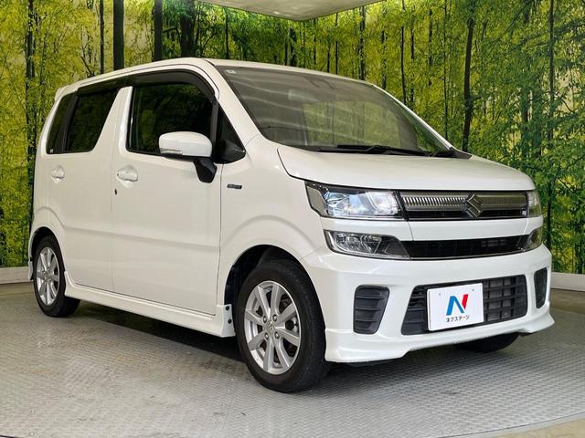 ワゴンＲ ハイブリッドＦＺ　セーフティサポート　禁煙車　シートヒーター　ドラレコ　スマートキー　ＬＥＤヘッド　オートハイビーム　車線逸脱警報　オートライト　オートエアコン　純正１４インチアルミ　オーディオ　ＣＤ再生（16枚目）
