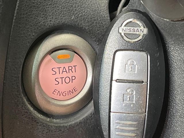 ジューク 15RX 純正ナビ バックカメラ 禁煙車 スマートキー HIDヘッド ETC オートライト オートエアコン Bluetooth再生 革巻きステアリング アイドリングストップ(7枚目)